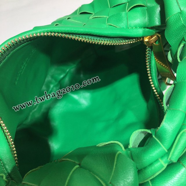 Bottega veneta高端女包 98080小號 寶緹嘉爆款jodie新版本2代編織打結圓形hobo包 BV經典款羊皮手工編織女包  gxz1256